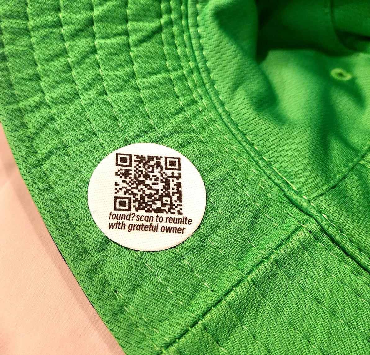 **Cooe Smart Family QR Clothing Labels - 10 Pack Circle (Stick-On)