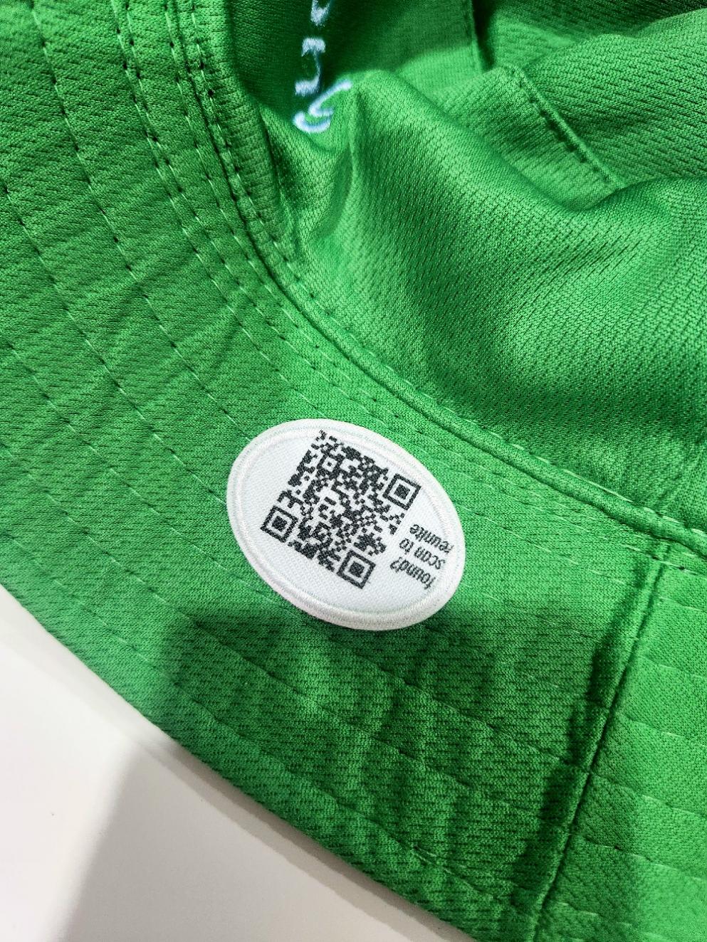 Cooe Smart Family QR Clothing Labels - 10 Pack Oval (Iron-On or Sew-On)